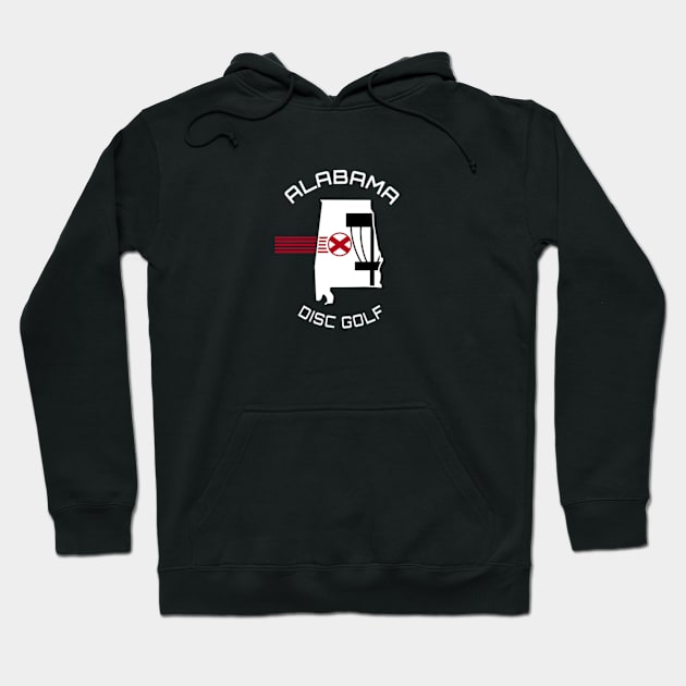 Alabama Disc Golf - Shape Dark Hoodie by grahamwilliams